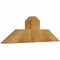 Ekena Millwork Portland Rough Sawn Timber Gable Bracket, Western Red Cedar, 36"W x 12"H x 4"D x 6"F, 8/12 Pitch GBW036X12X0406POR00RWR - alternate 2